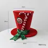 Sombrero de Elfo de Terciopelo Navideño Transfronterizo, Bastón, Colgante de Muñeco de Nieve, Decoración de Ventana, Adorno de Mesa, Arreglo de Árbol de Navidad
