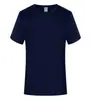 Camiseta de secagem rápida Logotipo personalizado Corrida de maratona Grupo Crewneck Atividade de manga curta Camisa de publicidade Roupas de trabalho Roupas de secagem rápida