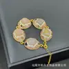 Pulsera Nueva de Piedra Natural de Forma Irregular con Piedras Crudas Incrustadas, Joyería Versátil de Alta Gama, Suministro de Estilo Personalizado Transfronterizo Europeo y Americano
