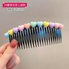 Pente Infantil Finalizador de Cabelos Quebrados Acessórios de Cabelo Meninas Pente para Cabelo Extenso Menininha Presilha de Franja Grampo de Cabelo Nuca Adorno de Cabeça