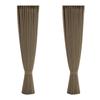 Toque de Algodão e Linho, Cortinas Prontas Sob Medida para Toda a Casa para Quarto, Sala de Estar, Bay Window, Decoração Suave, Design Estético, Tom Retrô Estilo Xangai