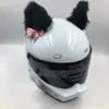 Casco de Celebridad de Internet Decorado con Cascabeles en las Orejas, Orejas de Gato, Vehículo a Batería, Casco de Motocicleta, Casco de Esquí, Orejas de Animal de Peluche al por Mayor