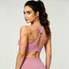 Sujetador deportivo altamente elástico y amigable con la piel, con un hermoso diseño en la espalda, a prueba de impactos, de soporte y ajustable para actividades de yoga y fitness