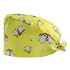 Gorra de Trabajo Transpirable de Algodón Puro, Gorro Médico tipo Cúpula, Gorro Quirúrgico, Gorra sin Visera, Turbante