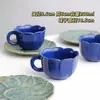 Juego de Tazas de Café Retro Jingdezhen Estilo Europeo Pequeña Taza de Cerámica de Lujo Creativo Pastoral Juego de Té de la Tarde Té Floral