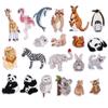 Pendientes pegatinas de tela bordadas al por mayor accesorios para ropa infantil pegatinas de parche de bordado de dibujos animados lindos accesorios para zapatos y sombreros bolsa