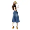 Pantalones para Niñas Jeans Vintage Infantiles 2026 Nuevo Estilo Pantalones de Pierna Ancha para Niñas Pequeñas con Solapa Trasera Pantalones Forrados de Forro Polar para Bebés