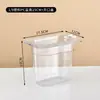9 Tazones de Porción de Acero Inoxidable con Tapas, Cajas Fraccionales Rectangulares, Suministros de Caja de Mermelada Especial para Tiendas de Té de Leche