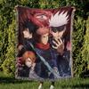 Manta Personalizada de Serie de Anime Manta Gruesa para Cubrir el Sofá Tapiz Decorativo de Jacquard Manta de Regalo de Alta Gama Manta para Acampar al Aire Libre