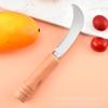 Cuchillo para Fruta de Acero Inoxidable para el Hogar, Hoz Pequeña, Cuchillo Curvo Pequeño, Pala para Piña, Cuchillo para Cortar Verduras, Cuchillo Multifuncional, Cuchillo para Pelar Mango