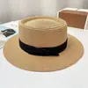 Sombrero versátil para la playa con lazo y ala ancha, sombrero de paja para proteger del sol para mujer, protección solar para exteriores en verano, sombrero para vacaciones y playa