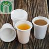 Copo descartável espesso biodegradável de amido de milho copo para bebida copo plástico substituto de plástico atacado 100