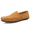 Zapatos de Hombre para Cuatro Estaciones de Primavera y Otoño Zapatos de Lona talla extra Zapatos para Conducir de caña baja Anti-pelusa para Piernas Zapatos Planos Casuales Estilo Británico