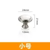 Alça de Aço Inoxidável Espessada de Furo Único Metal Redonda de Furo Único Pequena Alça Moderna Simples para Gaveta Armário Porta Frete Grátis