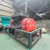 Trituradora de doble eje para lámina de hierro y teja de acero de color, trituradora eléctrica de cubos de pintura, trituradora de metal, trituradora de basura doméstica