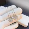 Collar de Flor de Diamante con Placa de Circonita Chapada en Oro Real Estilo Francés Lujo Ligero Sentido de Alta Gama Cadena para Clavícula Collar Elegante de Nicho
