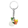 Natal Transfronteiriço Desenho Animado Fofo Chaveiro Macio de PVC Pingente para Bolsa Pingente de Joia Acessórios Venda por Atacado