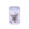 Color champán mini tamaño pequeño forma plana taladro de uñas grande joyería para uñas ojo de caballo amor k9 taladro de vidrio al por mayor