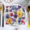 Estilo Pintura a Óleo Girassol Floral Guardanapos de Papel Descartáveis Transfronteiriço Amazon Europeu e Americano Festa ao Ar Livre Decoração de Mesa Guardanapos