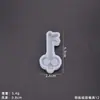 Molde de Silicona para Colgante de Resina de Cristal DIY Adornos de Animales Hechos a Mano Gatito Nota Musical Copo de Nieve Delfín Hipopótamo Colgantes