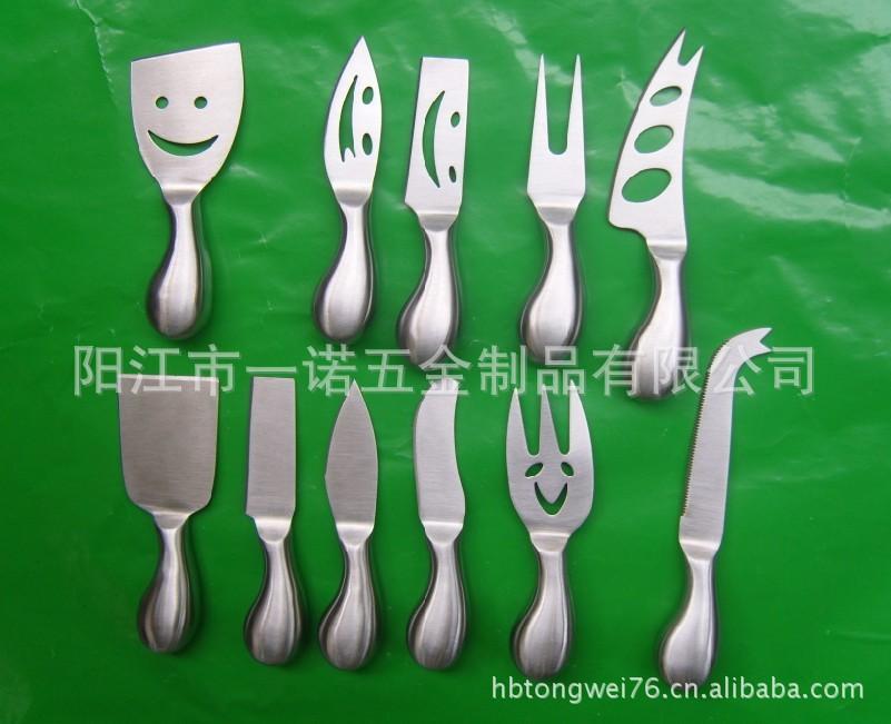 F-012I不锈钢空心柄芝士刀奶油刀奶酪刀牛油刀芝士餐具铲叉