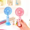 2026 Nuevo Producto Ventilador de Mano Simple Portátil Pequeño Carga USB Base Soporte para Teléfono Ventilador de Escritorio