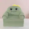 Sofá infantil con bonitos dibujos animados, tatami, sofá cama plegable, pequeño y perezoso, asiento para la siesta del jardín de infantes y el almuerzo.