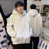 Sudadera con capucha y botones estilo americano para hombre, marca de tendencia nueva otoño/invierno 2026, corte holgado, color liso, chaqueta hoodie versátil de alta calle