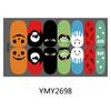 Pegatinas láser para uñas de Halloween, diseño de calabaza, calavera, murciélago, telaraña, explosiones transfronterizas, juego de bricolaje, joyería para uñas