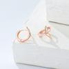 Brincos Koreanos de Prata 925 Esterlina Cauda de Peixe para Meninas e Estudantes, Novos Brincos de Sereia de Nicho, Brincos Versáteis e Elegantes