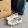 Zapatos Mary Jane Populares Estilo Ballet para Mujer, Nuevos Versátiles Planos de Corte Bajo para Primavera 2026, Zapatos Simples Alemanes de Entrenamiento
