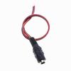 Cable de alimentación CC con núcleo de cobre puro conector de alimentación para cámara de vigilancia cable macho rojo y negro cable hembra 5521