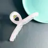 Pinza de Cinta de Sirena Grande Coreana Pinza de Tiburón de Acrílico de Alta Gama Pinza para el Cabello en la Parte Posterior de la Cabeza Venta al por Mayor