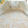 Adereços de casamento toalha de mesa de tecido de renda rede de mesa véu de gaze mesa de sobremesas cortinas brancas de casamento