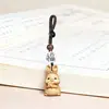 Ciprés Zodiaco Dibujos Animados Pareja de Madera Cadena para Teléfono Bolso Colgante Llavero Atracción Turística Puesto Accesorios Fabricante Mayorista