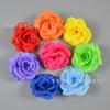 Simulación de flores de rosa al por mayor, flores de boda, pared de flores, paisaje, planta verde, arreglo floral, tocado de Halloween, rosa, tela de seda, flor falsa