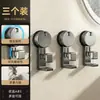 Gancho com Ventosa Porta-Bacia Porta-Escova de Dentes Montagem na Parede para Banheiro Rack de Chuveiro Montado na Parede Sem Furos Artefato de Pendurar para Pia de Banheiro