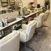 Juego de Mesa y Silla para Salón de Uñas, Silla para Manicurista, Sillón para Cliente, Silla y Mesa Vintage para Manicurista, Madera Maciza Retro