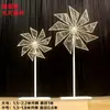 Moinho de Vento Elétrico Arte em Ferro Guia de Estrada Casamento Roda Gigante Giratória Sala de Transmissão ao Vivo de Celebridade da Internet Enfeites Decoração de Palco