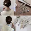 Grampo de Cabelo em Formato de Coque em U Estilo Chinês Novo, Presilha de Cabelo Simples e Moderna em Formato de U para Mulheres, Grampo de Cabelo para Penteados Coques na Nuca, Acessório de Cabelo