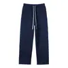 Nova Coleção Outono/Inverno 2025 Moletom Tendência de Marca com Forro de Fleece Solto para Homens Conjunto de Calça e Moletom com Capuz Oversize Tendência de Marca para Homens