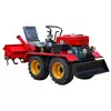 Mini-arador rotativo multifuncional para montar, micro-arador de quatro rodas com tração nas quatro rodas, máquinas agrícolas, cultivador doméstico movido a diesel