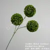 3 cabezas de flores artificiales de bola de nieve de la suerte, un ramo para arreglos florales de boda, decoraciones de hortensias y accesorios para crear exhibiciones escénicas
