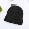 Gorro de punto para hombre invierno a prueba de frío cálido lana gorro pullover trenzado elástico lana gorro viaje al aire libre gorro para el frío marea
