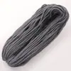 Cuerda de Algodón Retorcida de Ocho Hilos de Colores en Stock de 6 mm Cuerda de Algodón Sólido Hecha a Mano de Alta Calidad para Ropa DIY, Cintura, Sombrero y Accesorios