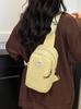 Mochila Escolar Retro Estilo Coreano para Escuela Secundaria Chicas Preparatoria Bolsa de Pecho Estudiante Moderna Gran Capacidad Viaje Ligera Mochila Cruzada