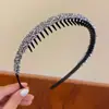Diadema de Gipsófila Ondulada Afelpada con Pasador Antideslizante Dentado Tocado Diadema Limpiadora de Maquillaje para Mujer Lavado Facial de Verano para Mujer