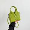 Bolso de Mujer Personalizado Bolso de Mano Exportación Nuevo Estilo Bolso Moda Textura de Alta Gama Color en Contraste Casual Hombro Cruzado