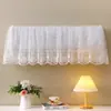 Nova capa de renda para ar condicionado, não precisa remover quando o ar condicionado está ligado, adequada para ar condicionado de parede de quarto, cortina bloqueadora de vento para AUX 1.5P Gree