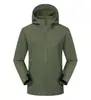 Chaquetas Softshell Personalizadas de Nuevo Estilo para Hombres y Mujeres, Chaquetas de una Sola Capa para Exteriores con Capuchas, Impresión de Texto, Ropa de Abrigo para Otoño e Invierno, Ropa de Trabajo, Impresión de Logos